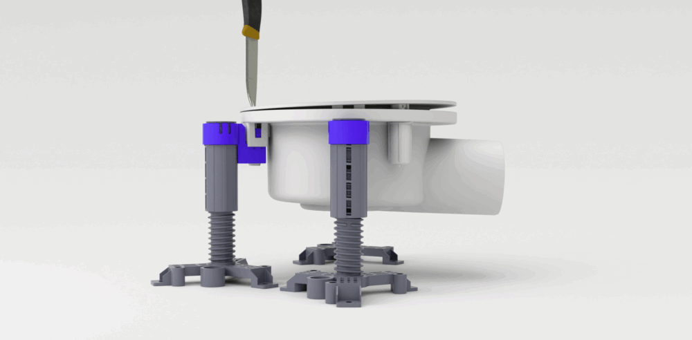 Purus Njord justerbar golvbrunn