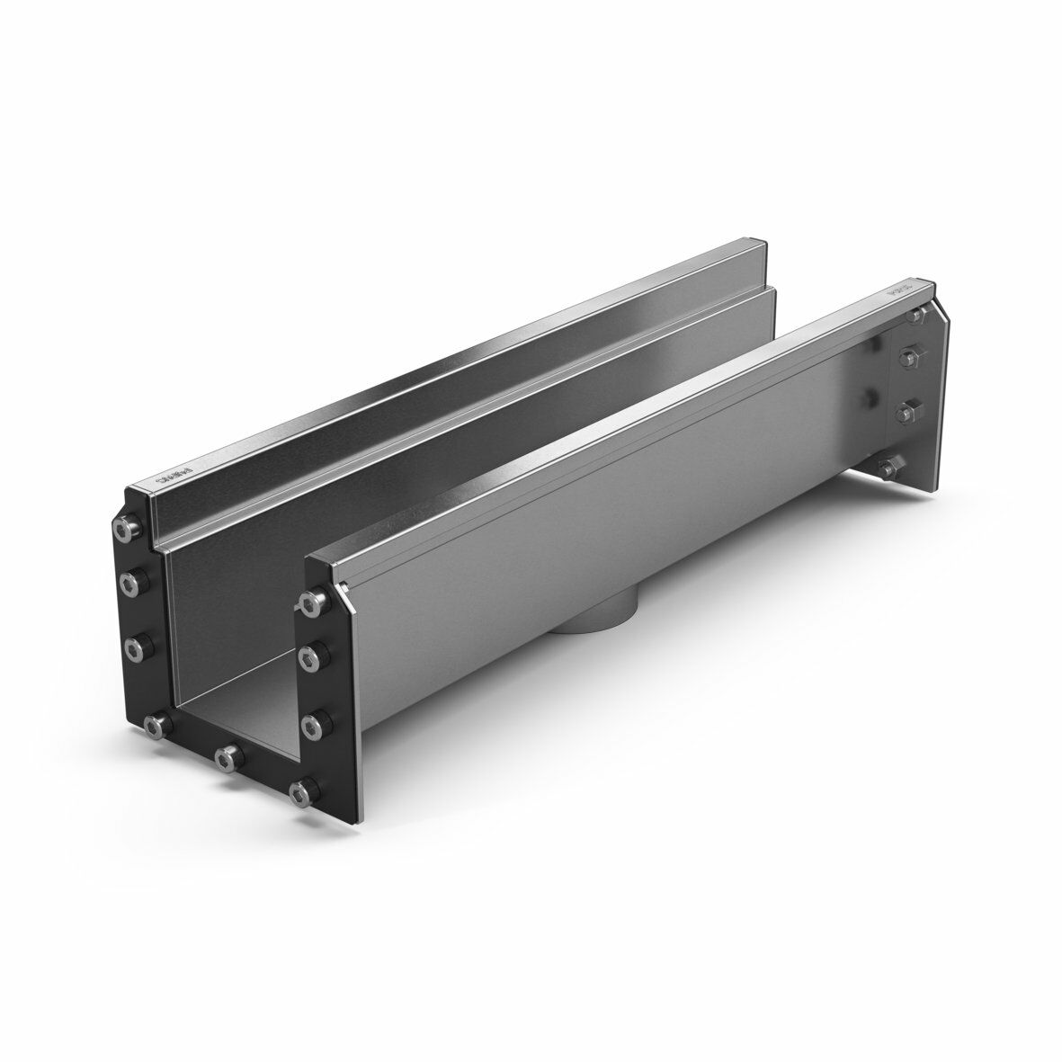 Purusranna 100 Modul 856917 Purusränna 100 modul 110-110 500 mittdel med utlopp