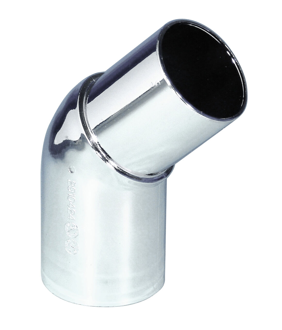 2910465 Böj 45 Ø40 instick/slätända krom