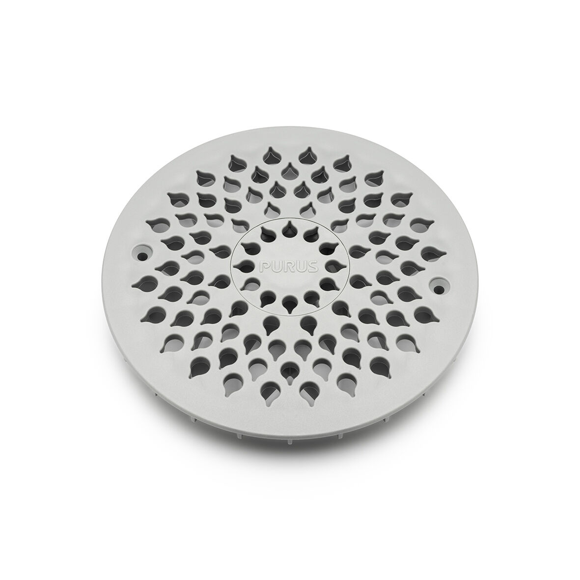 7130086 Golvbrunnssil Drop 150 plast grå