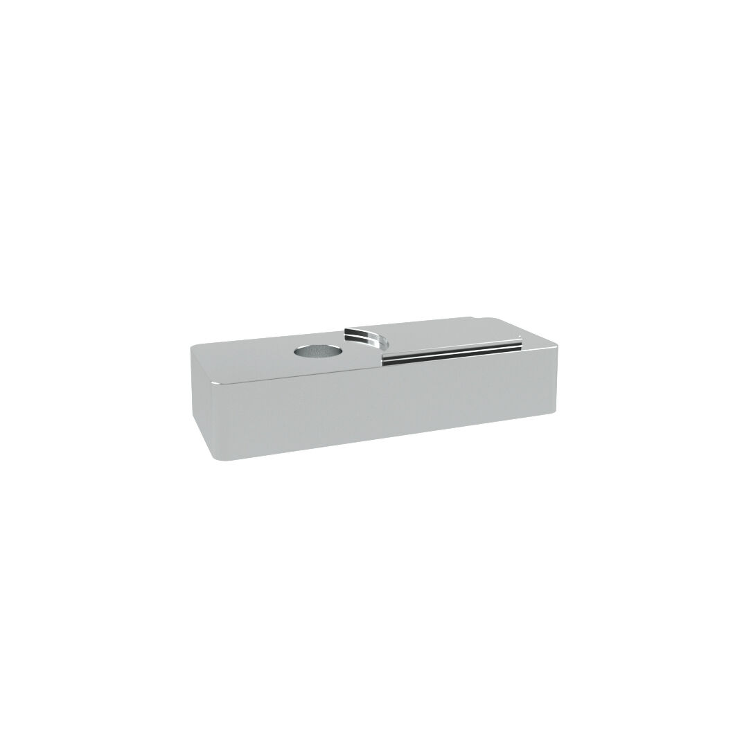 Purus Clip Dist.kloss Ø12-16 enkel krom