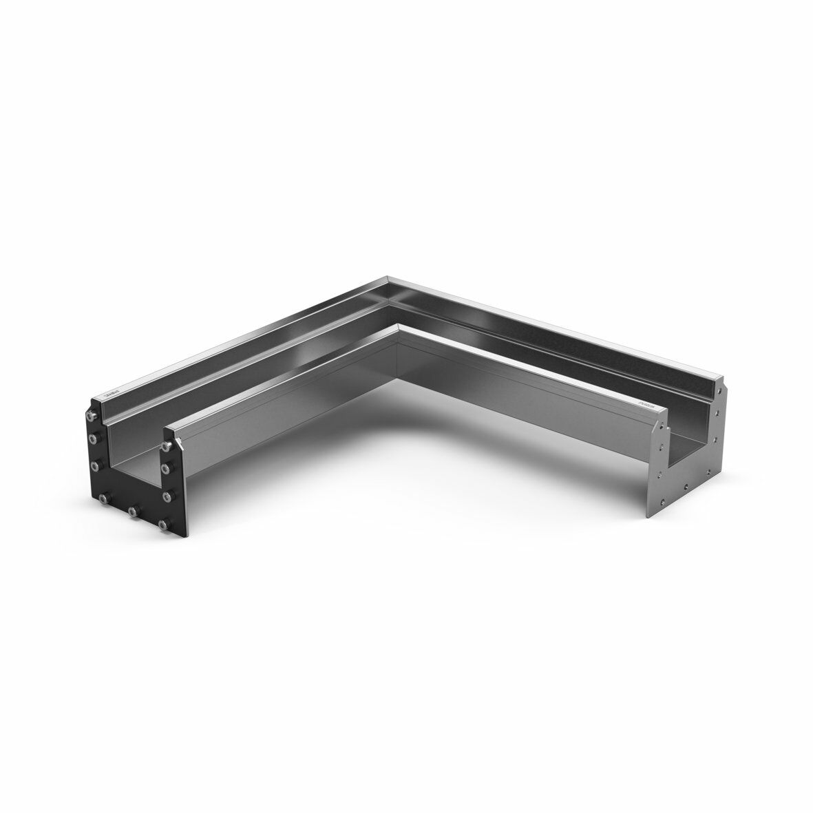Purusranna 100 855707 Purusränna 100 modul L-vinkel 65
