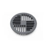 7130060 Golvbrunnssil Art Deco 130 plast svart